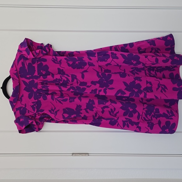 Umgee Pink and Purple Floral Dress - Picture 4 of 5